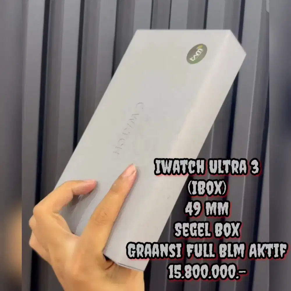 Iwatch Ultra 3 (iBox) Segel Box