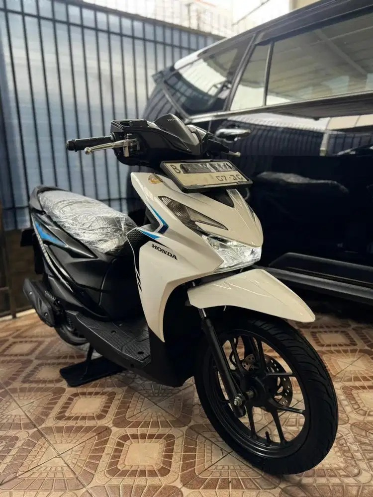 KM 720 PERAK ASLI! BEAT SPORTY CBS ALARM 2025 GRESS LIKE NEW BLN 7