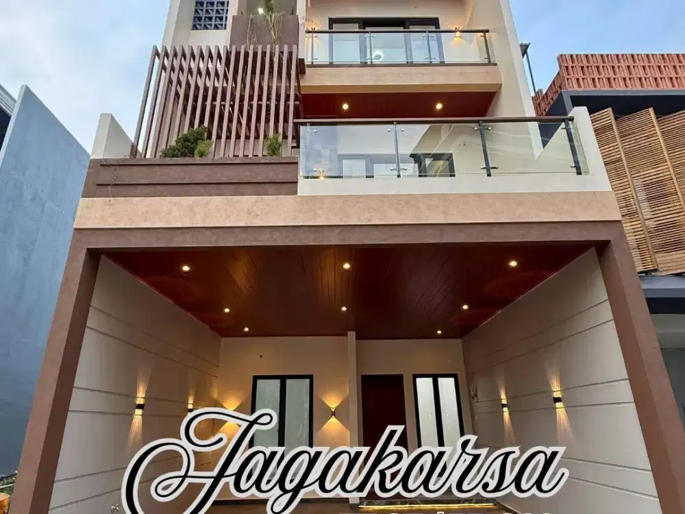 RUMAH KONTEMPORER DALAM CLUSTER DEKAT STASIUN LENTENG AGUNG