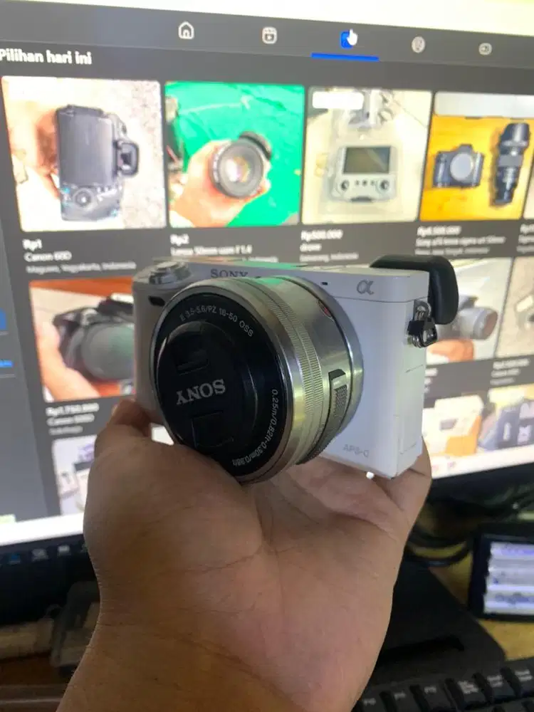 Sony a6000 lensa kit boks murah