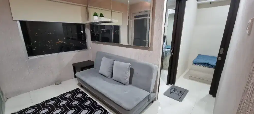 jual cepat termurah apartemen grand asia afrika GAA 2 BR 56 furnished