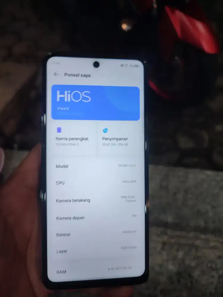 Tecno pova 5 8+8/256