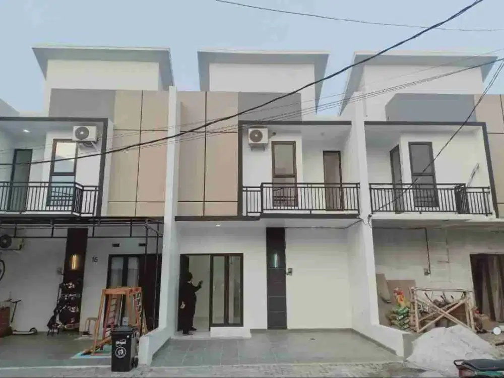 Rumah Cluster 2 lantai dekat galaxy bebas banjir