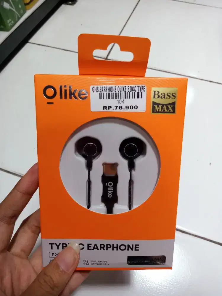 EARPHONE OLIKE E204C TYPE| ATLANTIS DAHSYAT