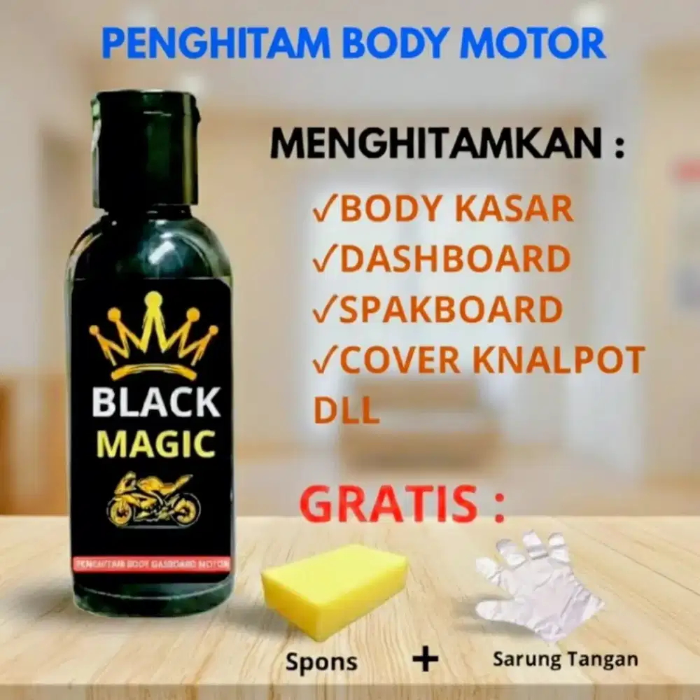 Penghitam Body Motor Black Magic Tahan Lama