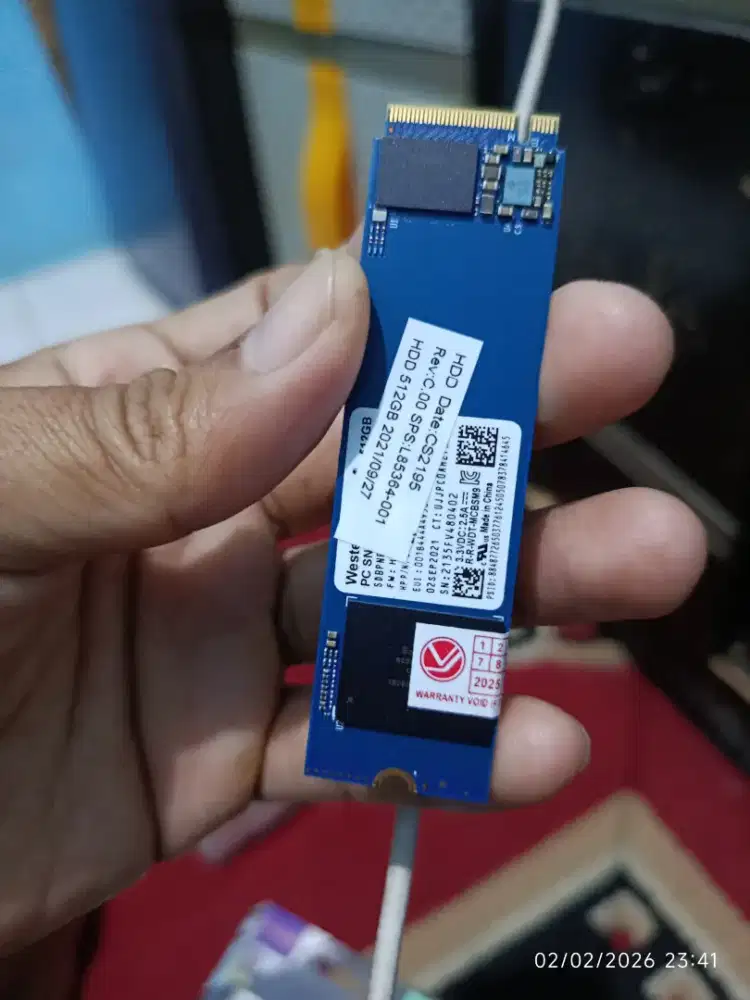 Ssd nvme WDC 512GB