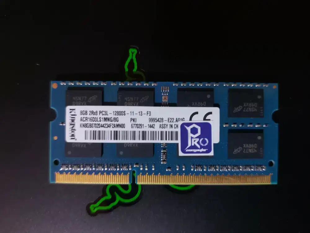 Soddim Ram Laptop Kingston 8GB DDR3L Prokomputer