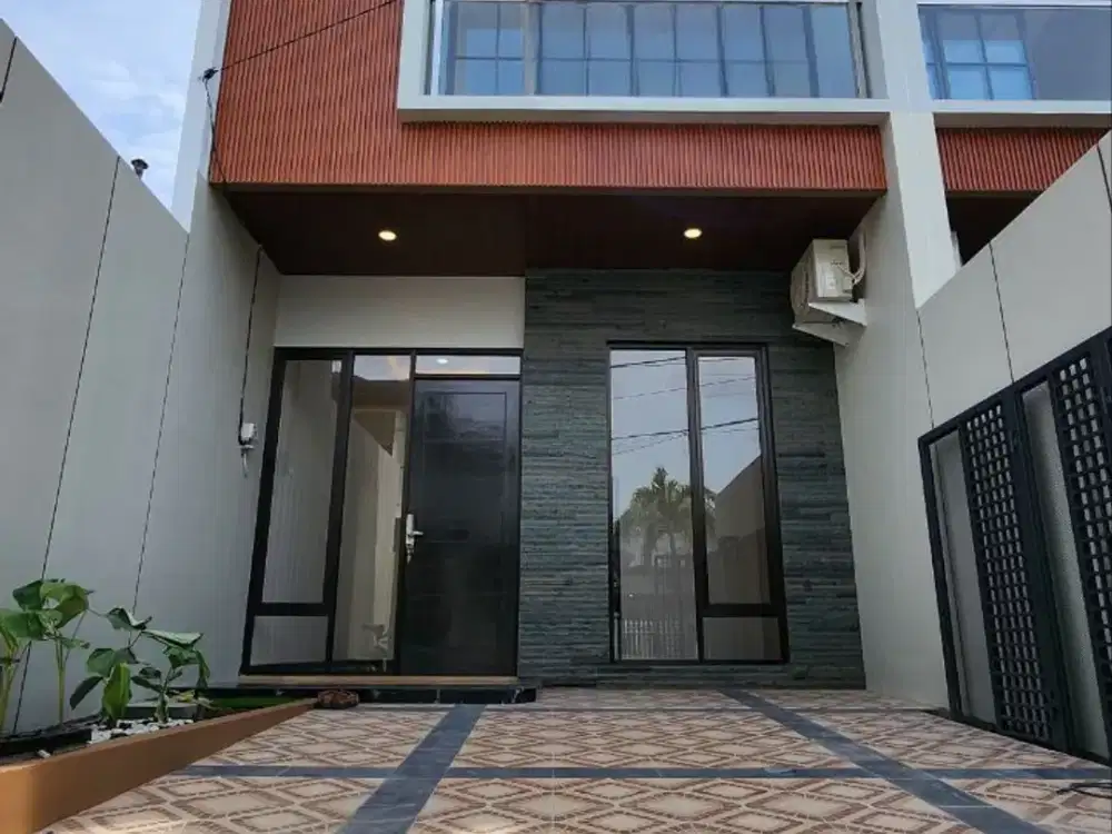 ‼️SELANGKAH MERR‼️ Rumah Cantik Baru Gress di Pondok Nirwana Baruk Barat Rungkut Surabaya Timur