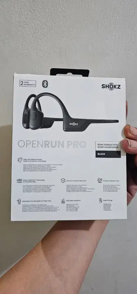 Shokz Openrun Pro Mulus Fullset