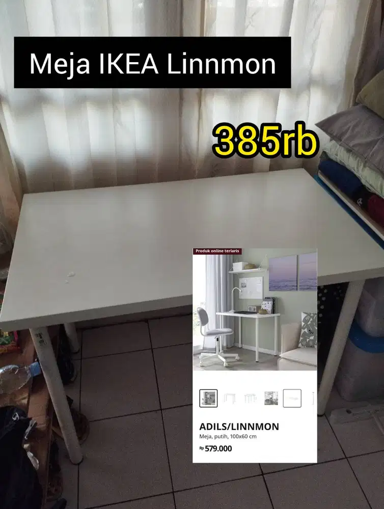 Meja Kerja IKEA Linnmon