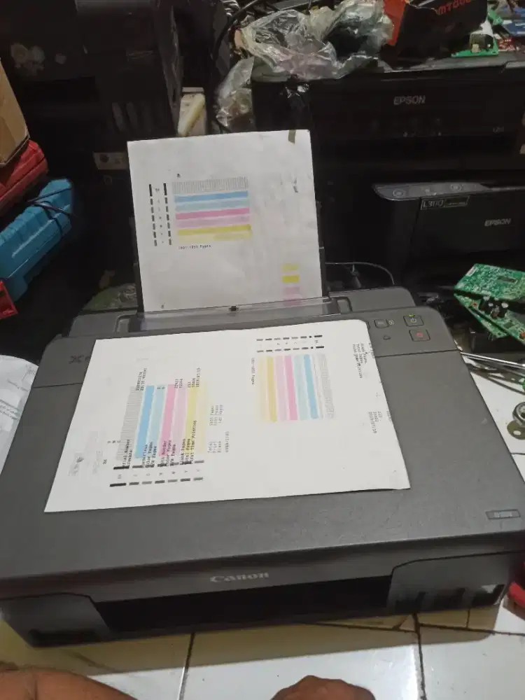 Canon G1020 prin color infus bawaan  pabrik tita penuh hasil prin joss