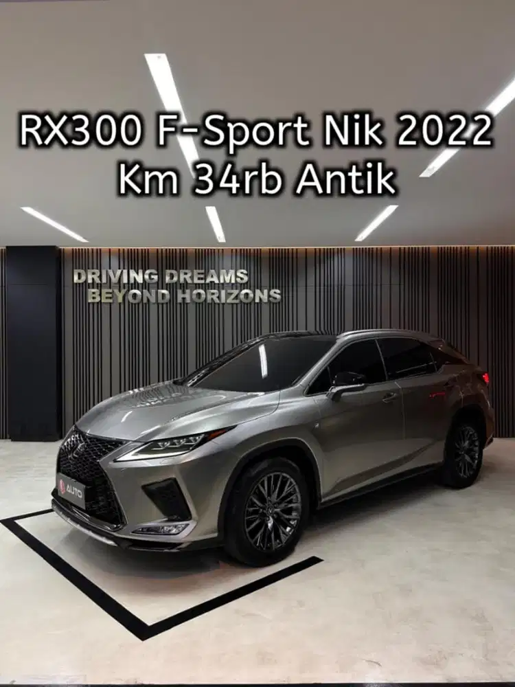 Lexus RX300 RX300T F-Sport 2022 Km34rb Sonic Titanium