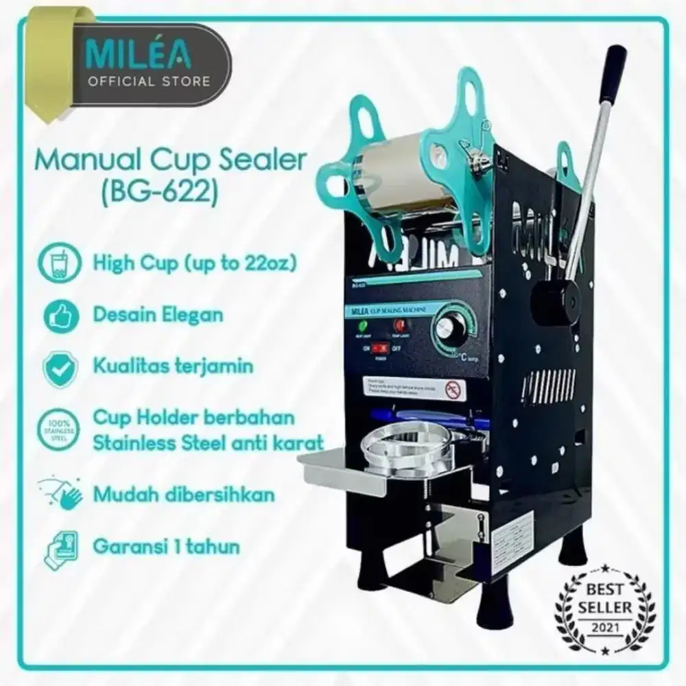 Manual cup sealer Milea like new
