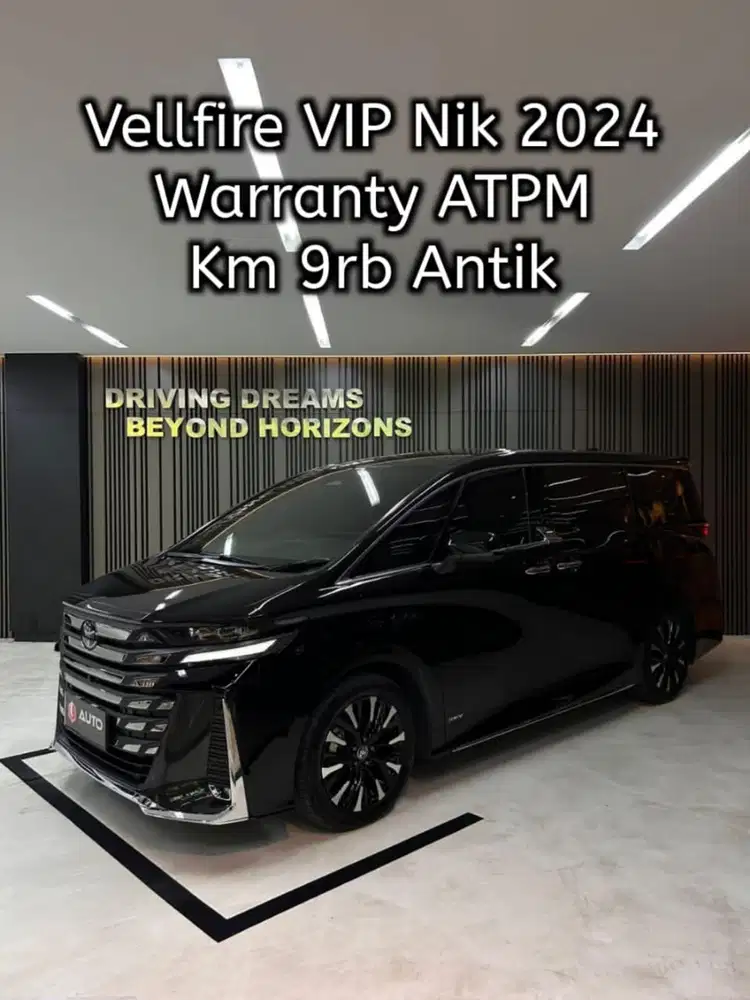 Toyota Vellfire 2.5 HEV Hybrid 2024 VIP Hitam Km9rb