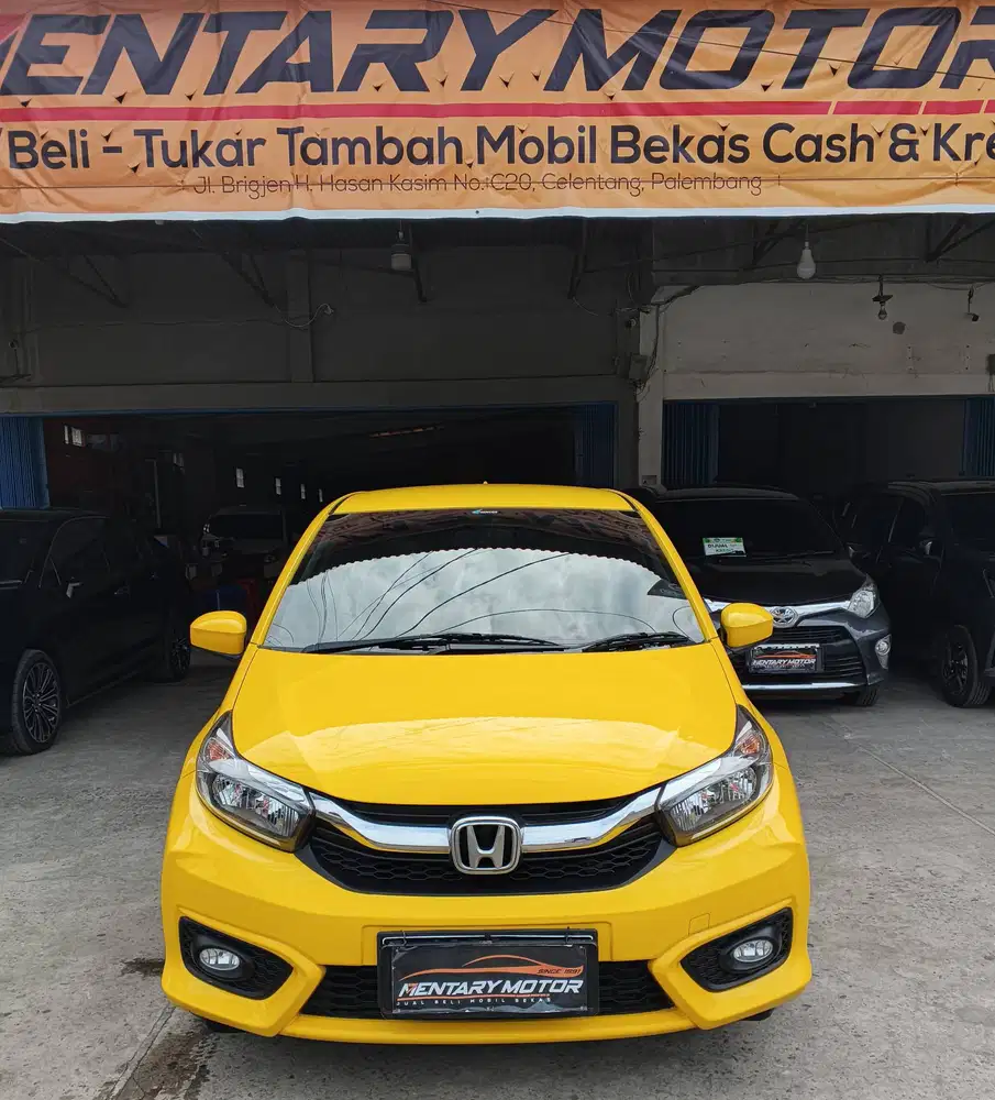 Brio CVT Automatic KM Rendah Terawat Kuning 2022 Terbaru Termurah