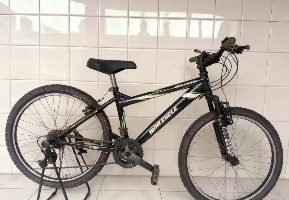 Sepeda gunung MTB wimcycle asli ukuran 24