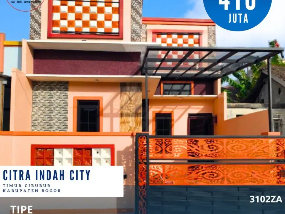 Rumah Desain Modern, Lokasi Mantap, Harga Pas 3102ZA