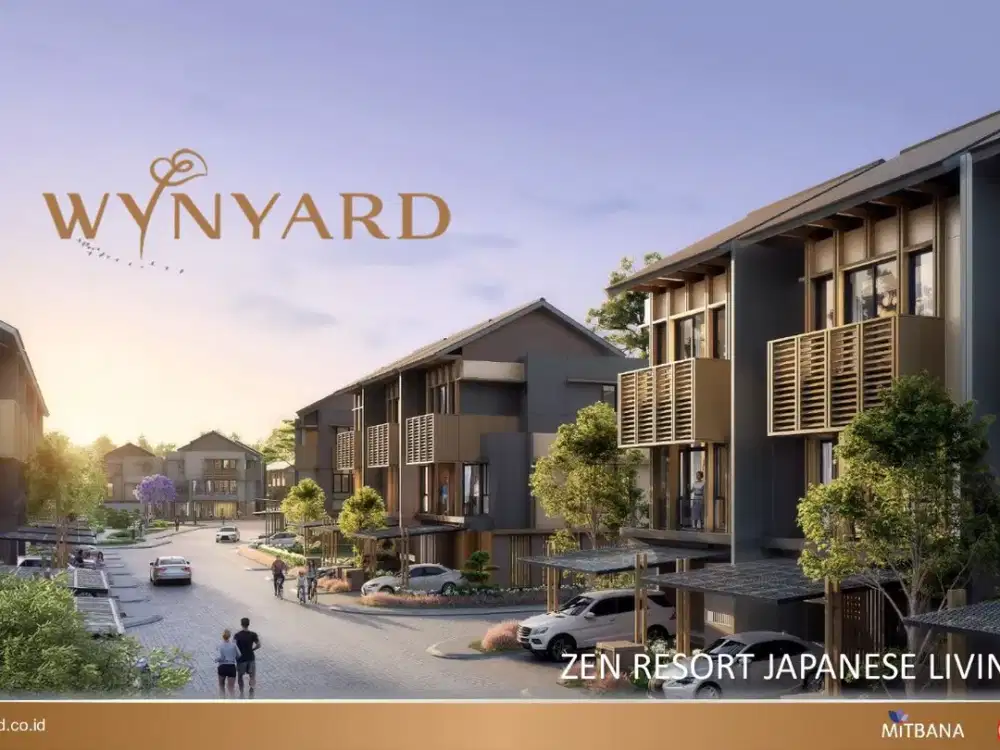 Cluster Wynyard at Hiera BSD. New cluster, fasilitas lengkap, dekat stasiun KRL Jatake