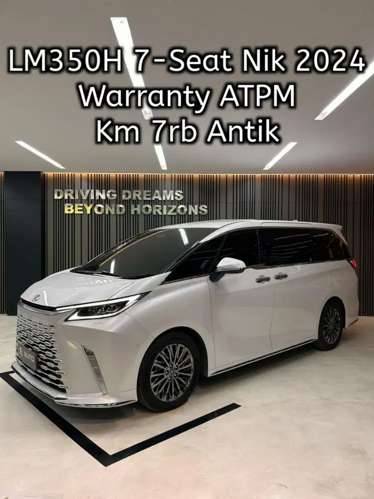 Lexus LM350 Hybrid LM350H 2025 Putih 7-Seater Km7rb Nik 2024 B2645PIN