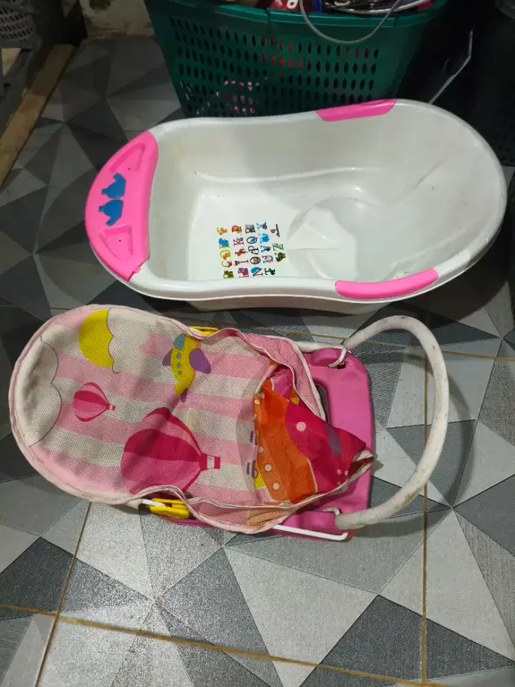 Baby Bather Bayi 2pcs bak mandi dan baby bath