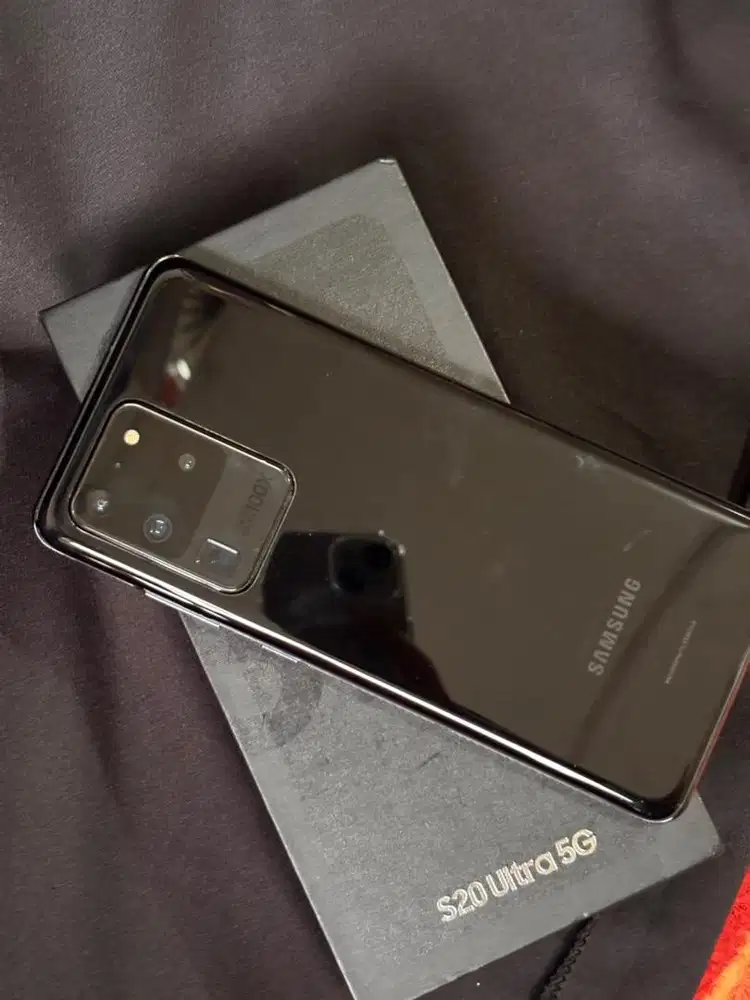 Super likenew Samsung S20 ultra SEIN 128gb fullset komplit