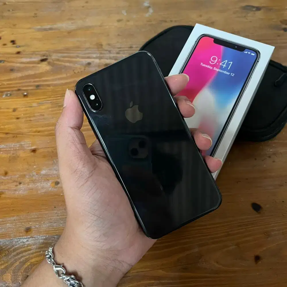 iPhone X 256GB Space Gray ex INTER (REGIST/SETARA IBOX)