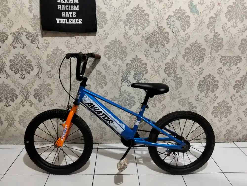 Sepeda BMX anak ukuran 18 untuk umur 5-8 tahun