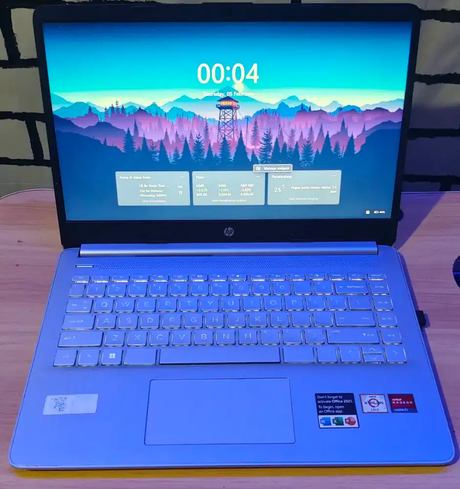 Laptop HP 14s-fq0564AU/AMD Athlon Gold 3150U