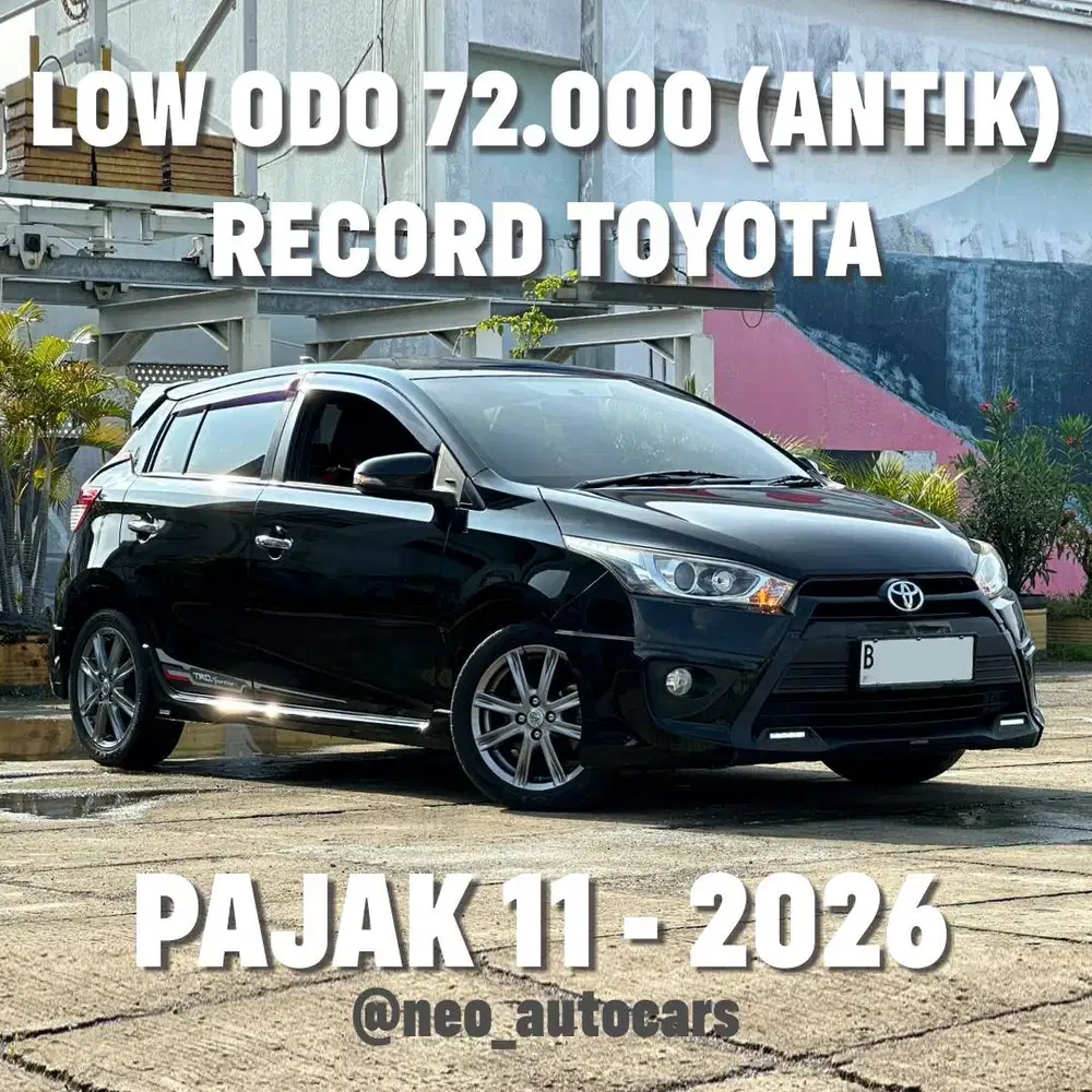 ISTIMEWA‼️KM 72 RB‼️YARIS TRD MATIC KM ANTIK DP 10 JUTA