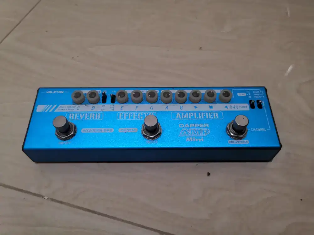 Efek gitar Valeton dapper amp,Amtech overdrive