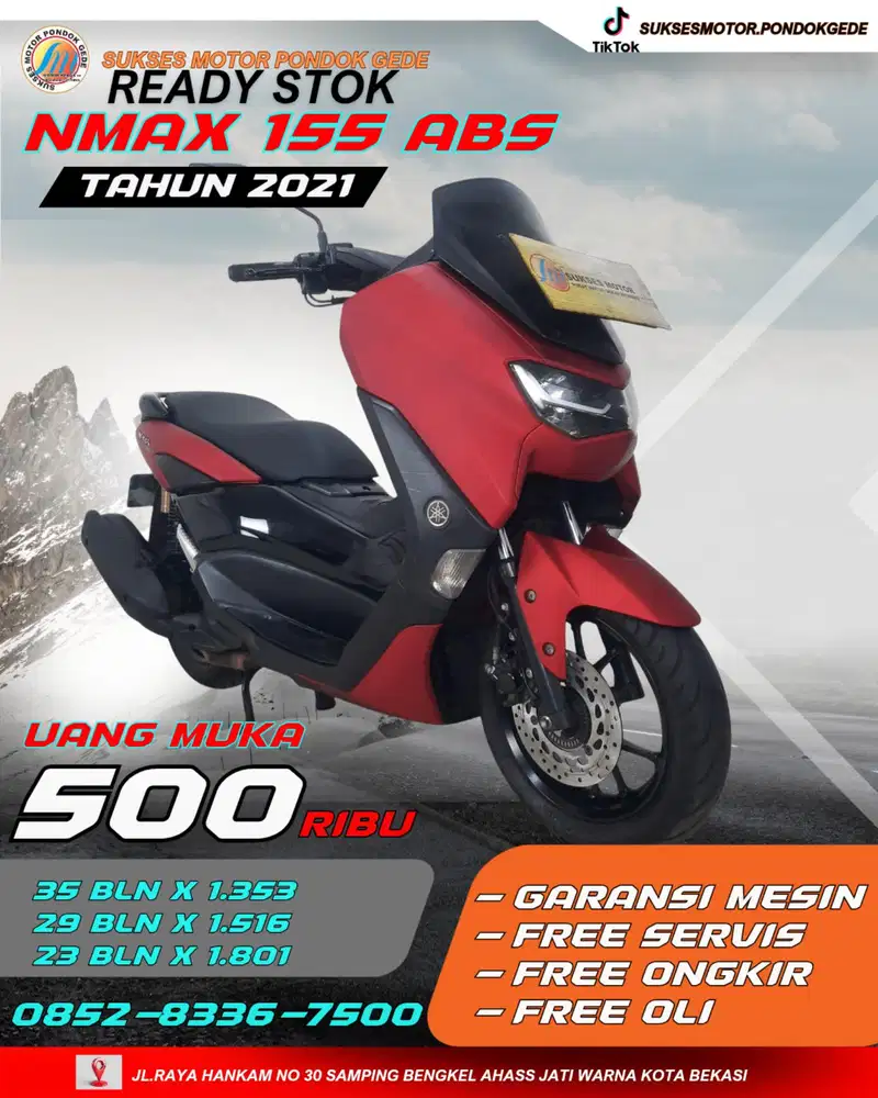 DP 500 RIBU YAMAHA NMAX 155 ABS TAHUN 2021