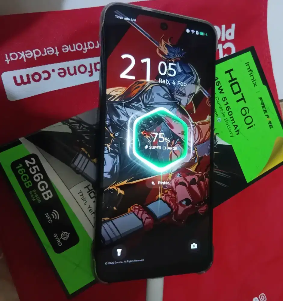 Infinix HOT 60i Ram 12/256 GB. Gress mulus