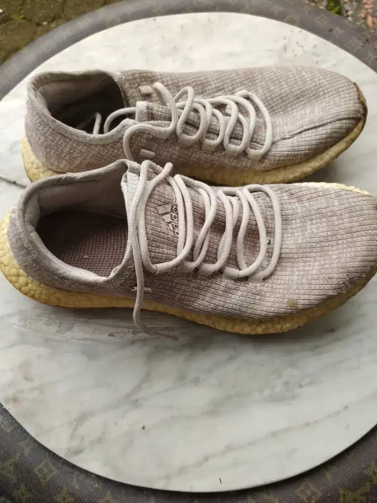 Adidas Pureboost Mens Clima Clear Brown Shoes 43