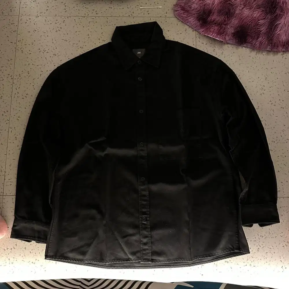 Kemeja panjang HM (black)