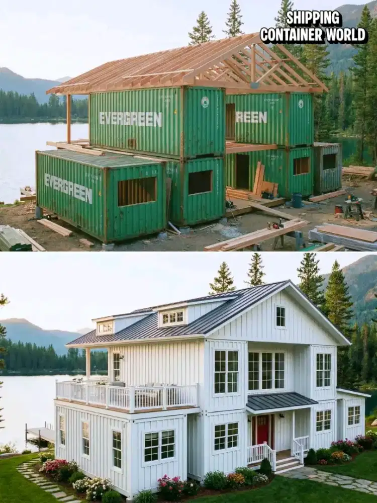 Rumah containr dan kantor