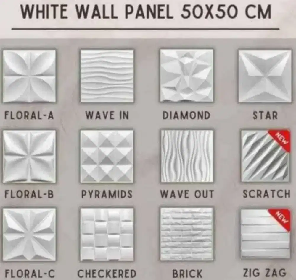 Wall panel minimalis