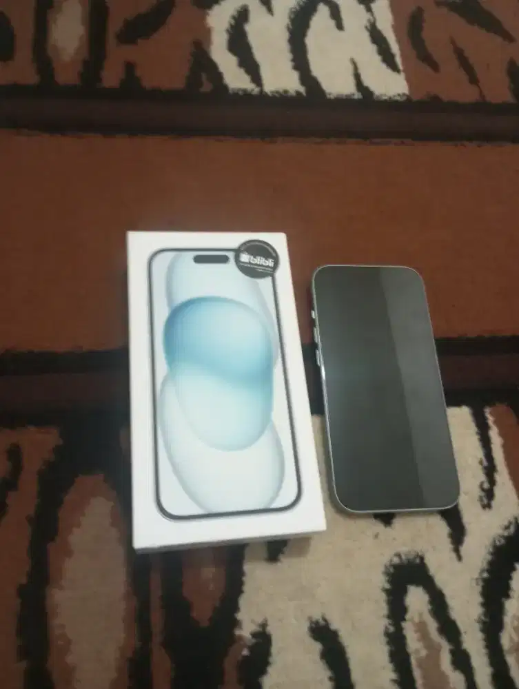 iPhone 15 128 blue garansi belum aktiv