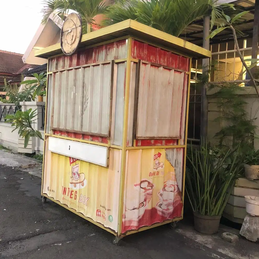 Gerobak booth container