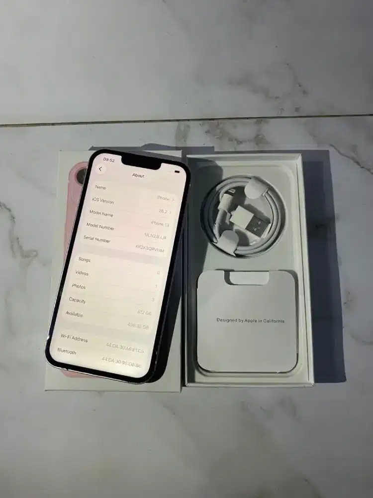 IPHONE 13 BASIC 512 INTER 
FACE ID ON