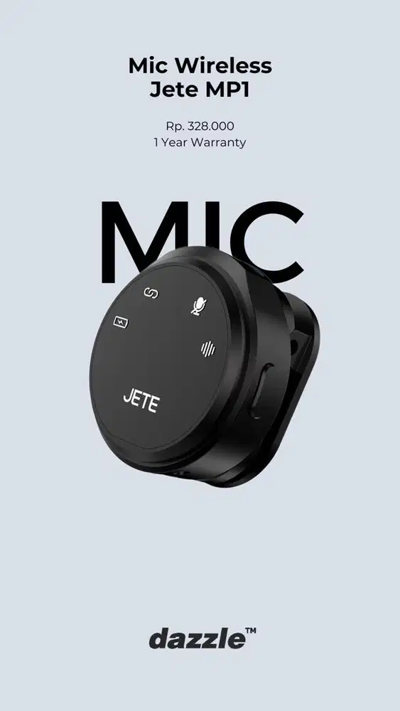 MIC JETE MP1 GARANSI 2 TAHUN