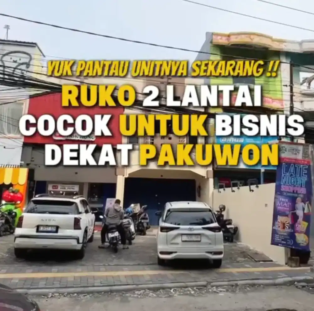 SEWA Ruko Mulyosari + Rumah Manyar + Pantai Mentari dkt Pakuwon Lebak