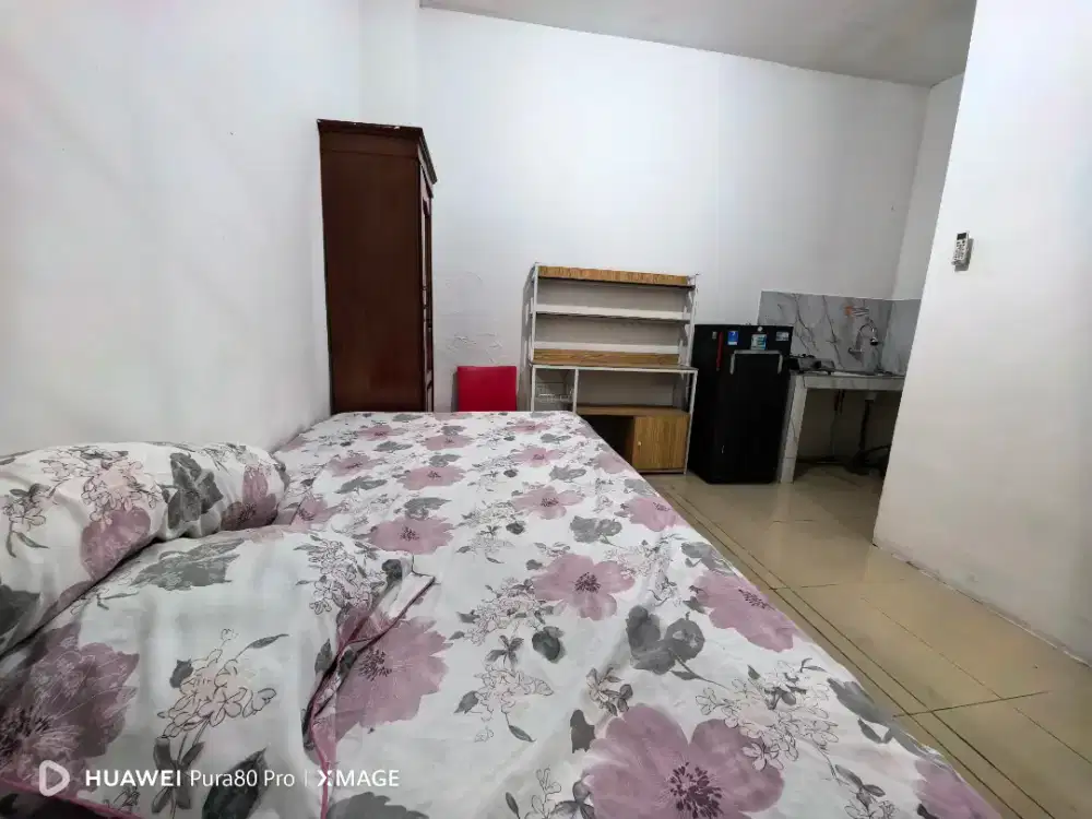 Bayar Bulanan Kamar 12m2 Double Bed Full Furnished Free Wifi  Condet