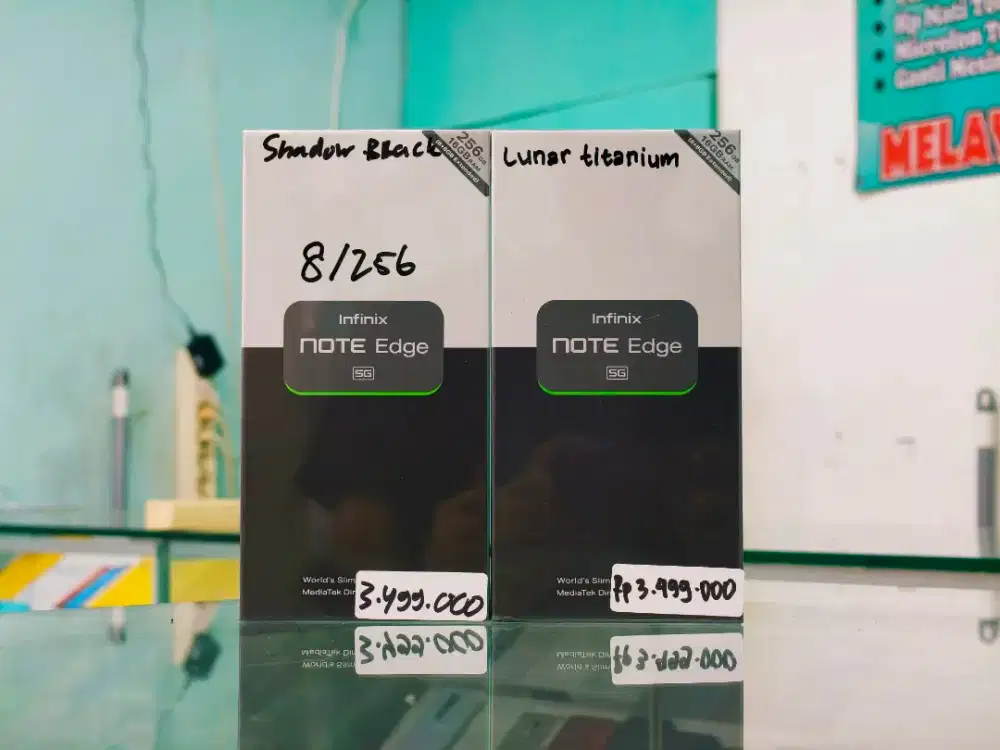 INFINIX NOTE EDGE 5G 8/256 NEW SEGEL PROMO TERMURAH GARANSI RESMI