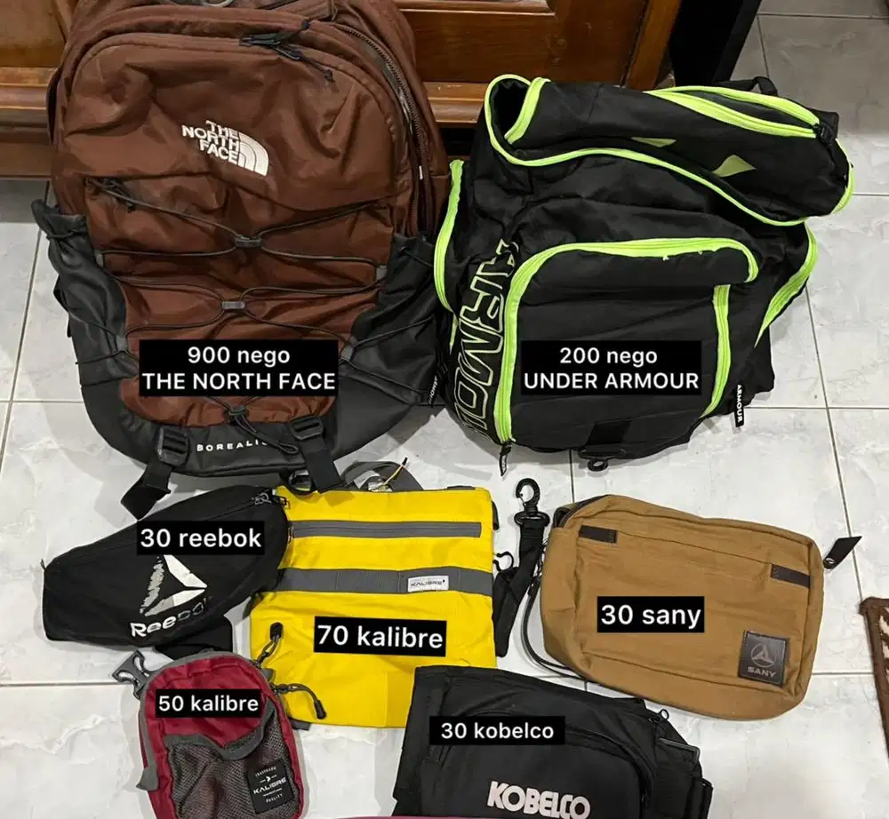 tas dan jam ga kepake