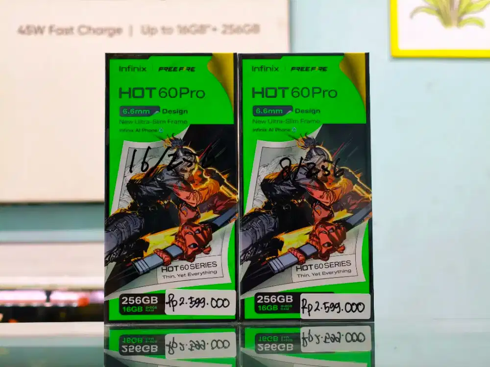 INFINIX HOT 60 PRO 8/256 NEW SEGEL PROMO TERMURAH GARANSI RESMI