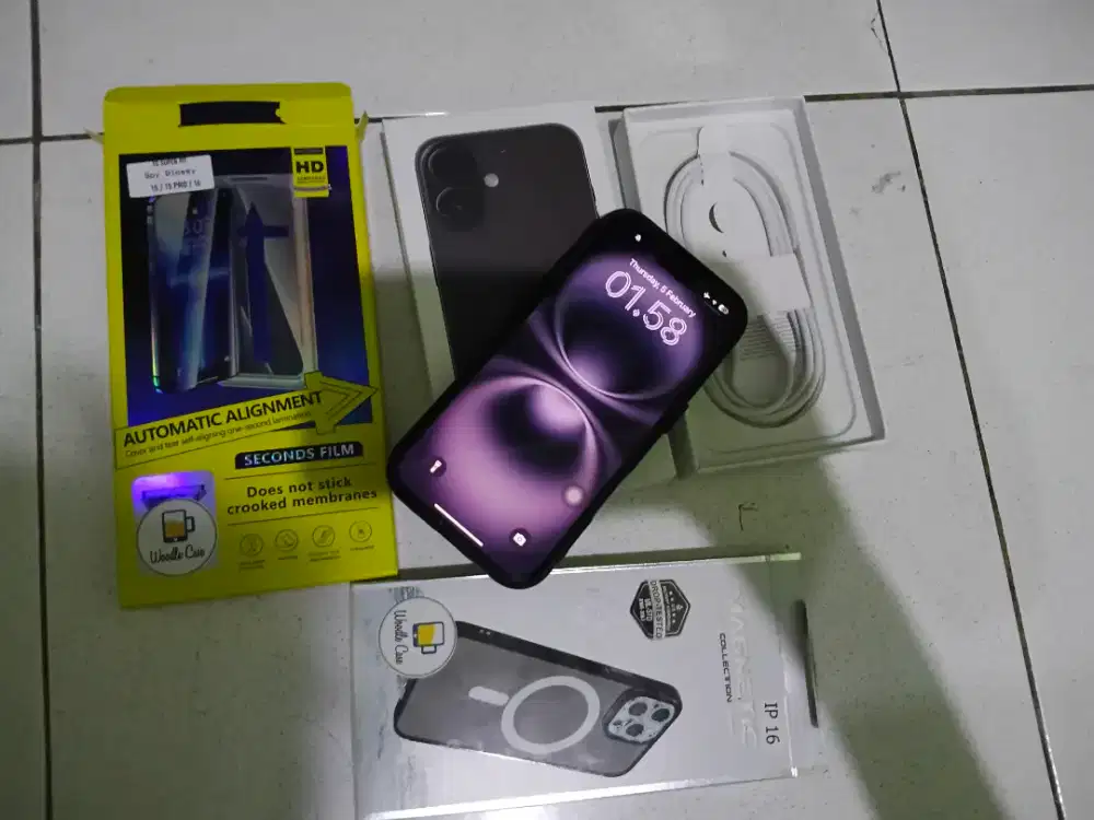 Iphone 16 inter 128gb fullset wifi only