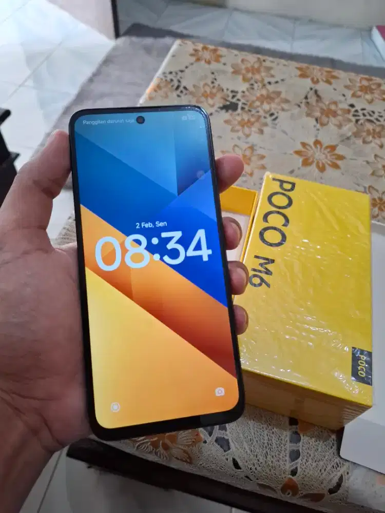 Poco M6 ram 8/256gb fullset ORI siap pakai