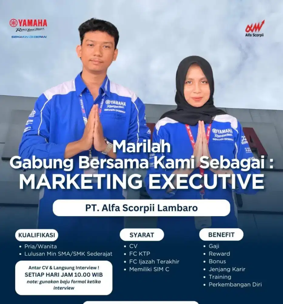 LOWONGAN KERJA PT ALFA SCORPIi LAMBARO