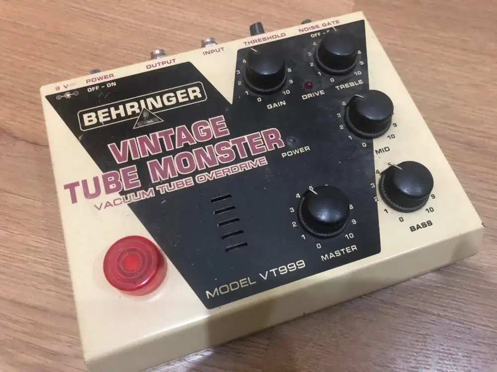 Efek effect overdrive behringer vintage tabung vt999