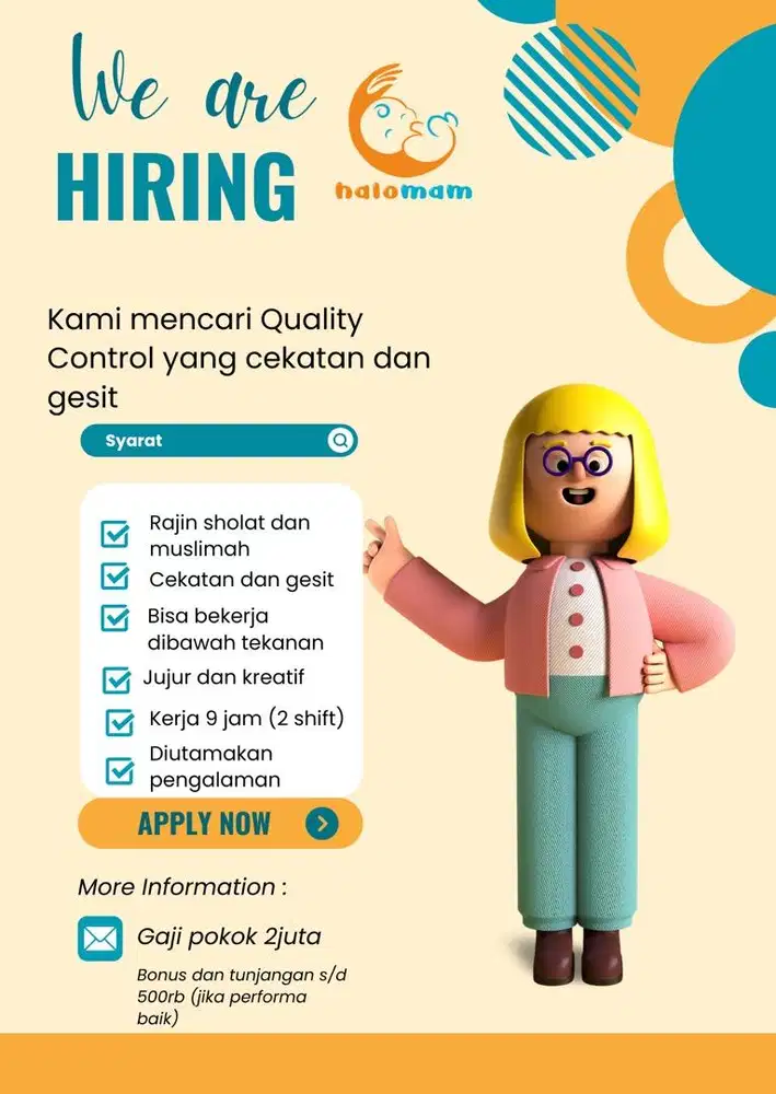 Lowongan QC dan Finishing
